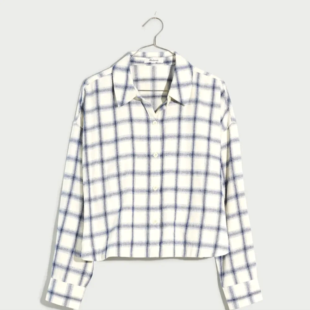 MADEWELL Flannel Crop (W 1X) - Picture 4 of 9